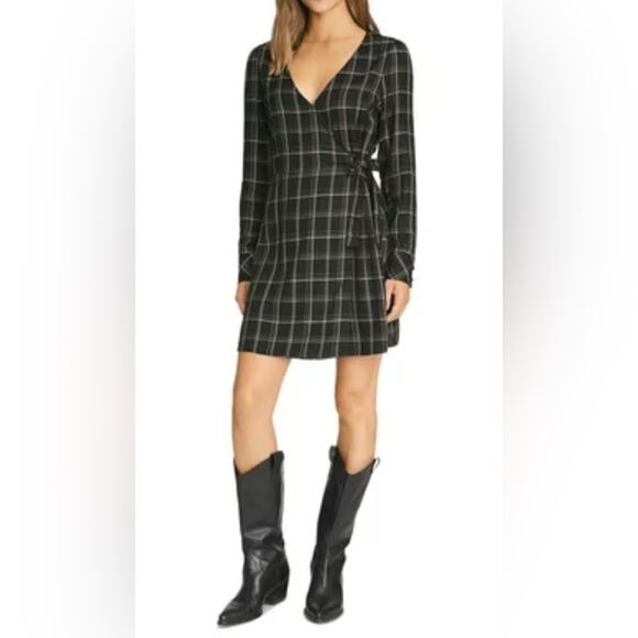 Sanctuary upbeat faux wrap long sleeve dress. NWT - Picture 1 of 10